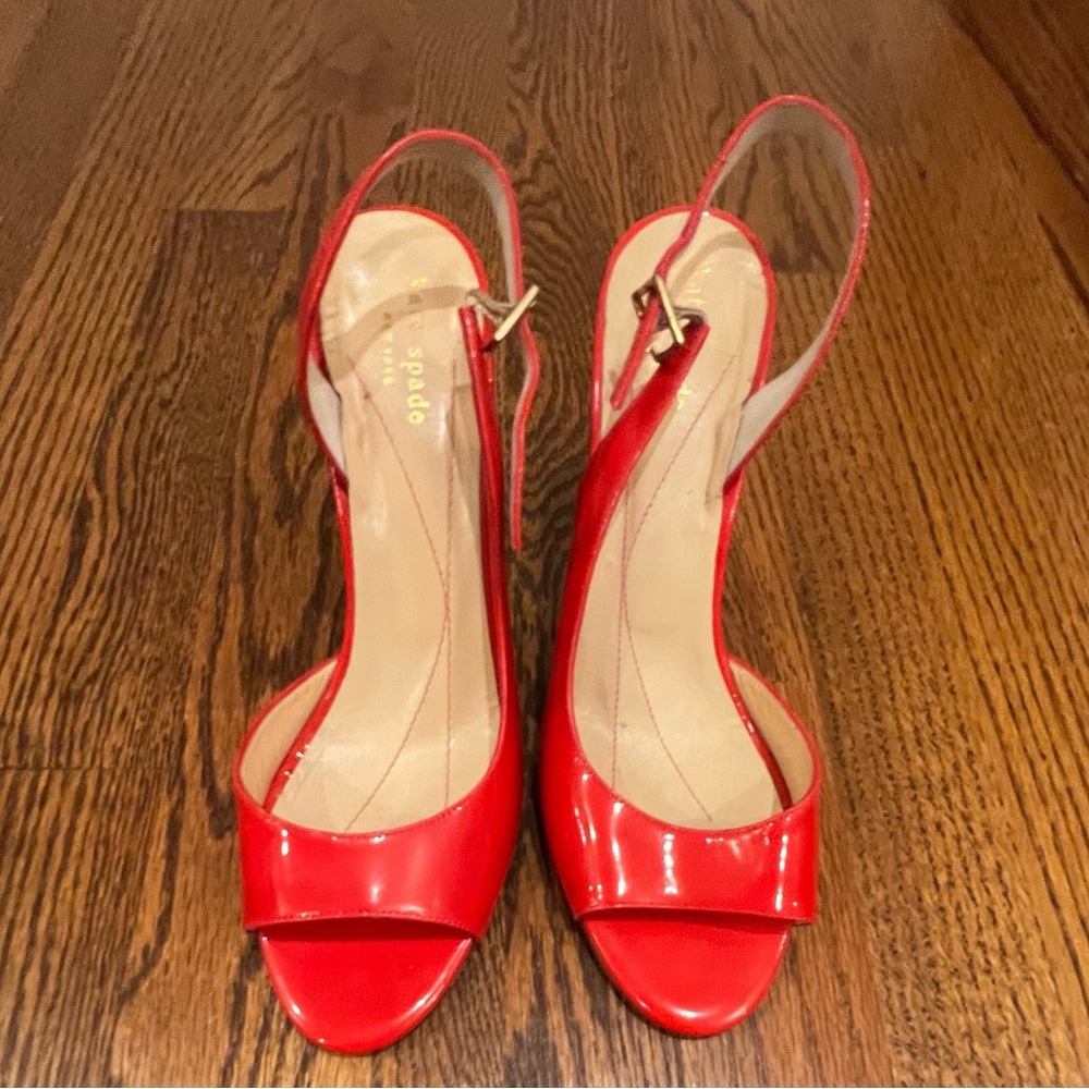 Kate Spade hot pink Patent Leather Heels